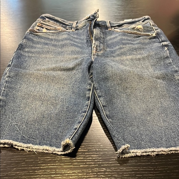 Distressed Denim Shorts - Picture 1 of 4